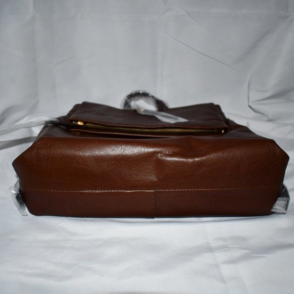 Margot Zoey Leather Backpack in Chocolate #M0058BPKCHO NWT